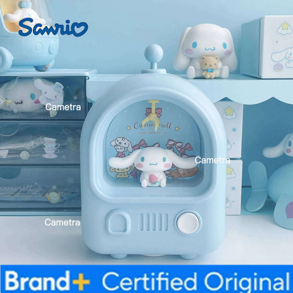 Sanrio Cinnamoroll Kawaii Cartoon USB Piggy Bank Night Light Bedside Bedroom Decor Girl's Best Birthday Gift, Children's Day H260128