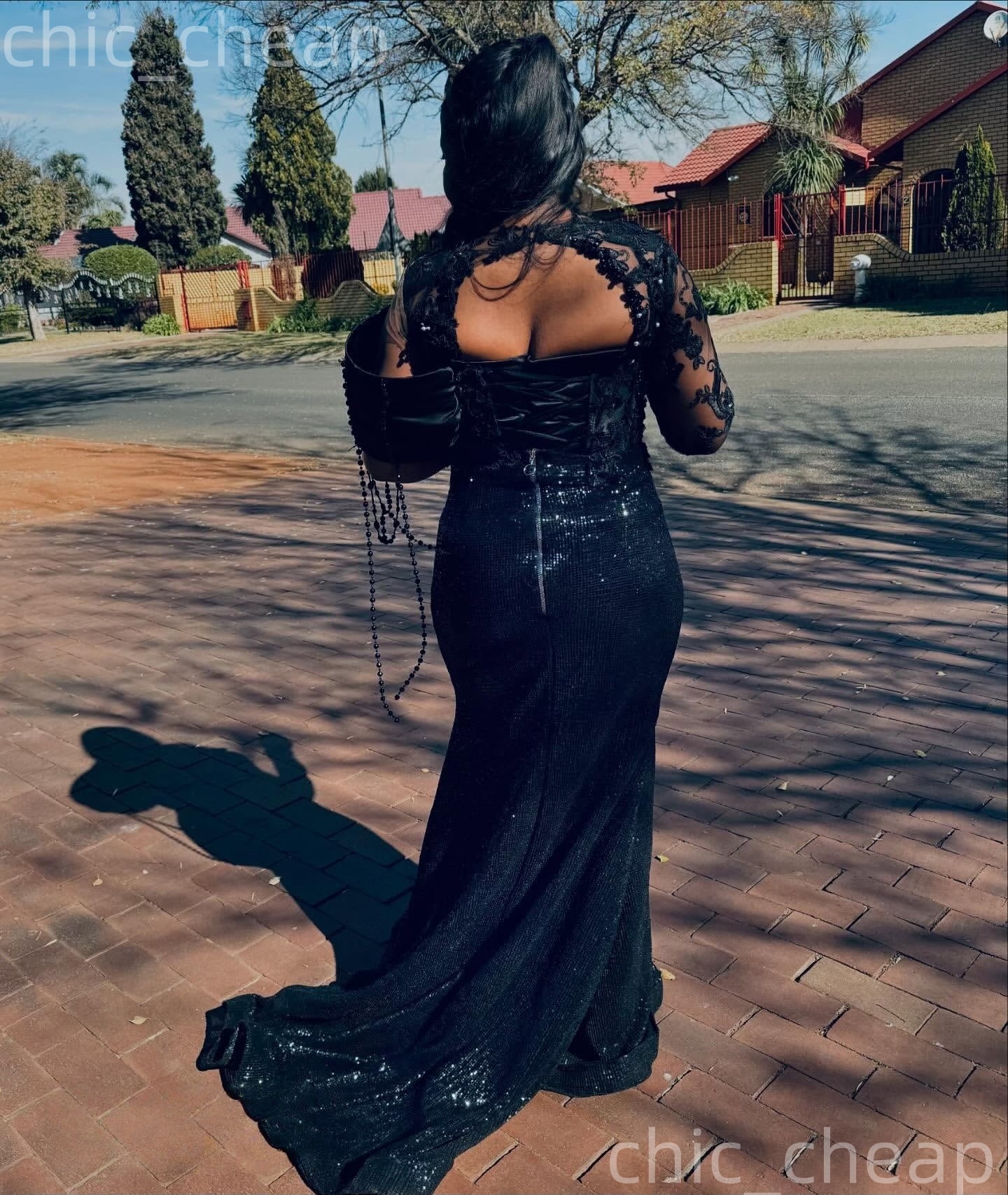 2026 Plus Size Black Mermaid Mother Of Bride Dresses Lace Crystals Beadings Evening Party Mama's Dress Vintage 50's Birthday Wedding Guest G