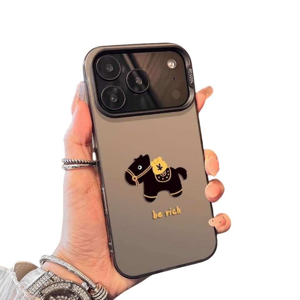 of the Horse Suitable for Apple Phone Case iPhone 17 Pro Cute Ins Style New Year Prosperity Text S260128
