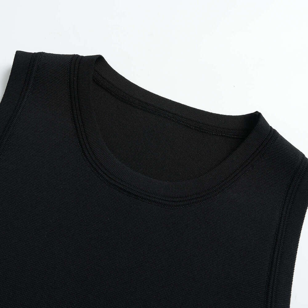 2026 Spring French Elegant Black High end Style Tassel Knitted Vest Dress for Women
