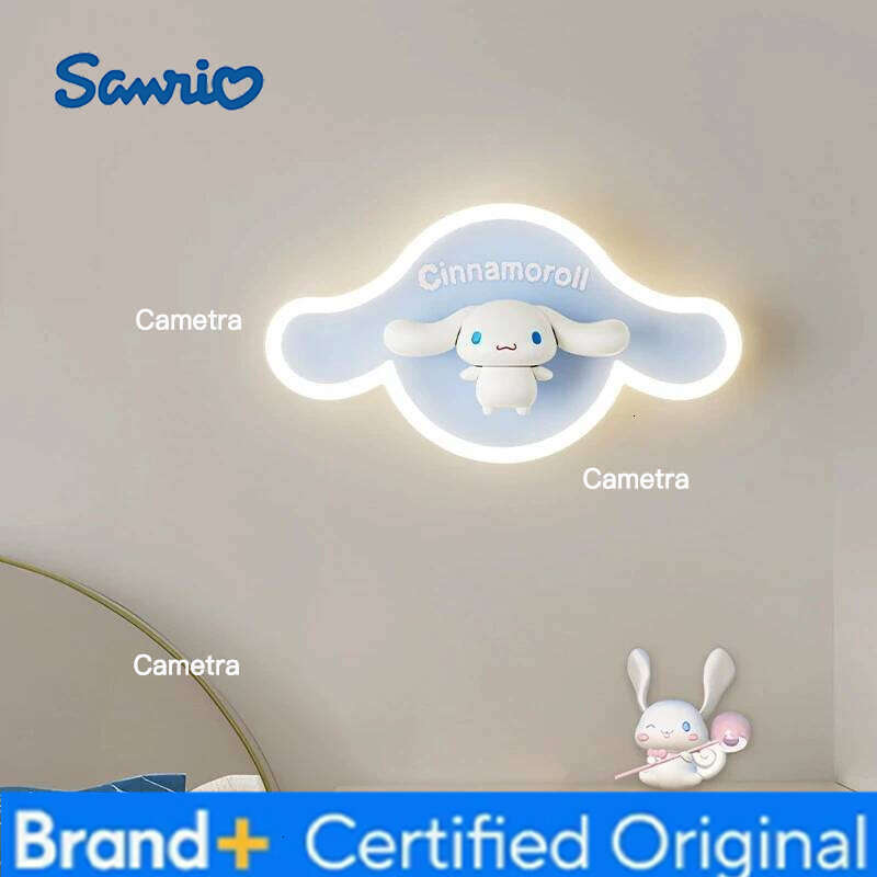 Sanrio Children's Bedside Lamps Cute White Big Eared Dog Light Romantic Warm Baby Princess Room Boy Girl Bedroom Wall Lights H260128