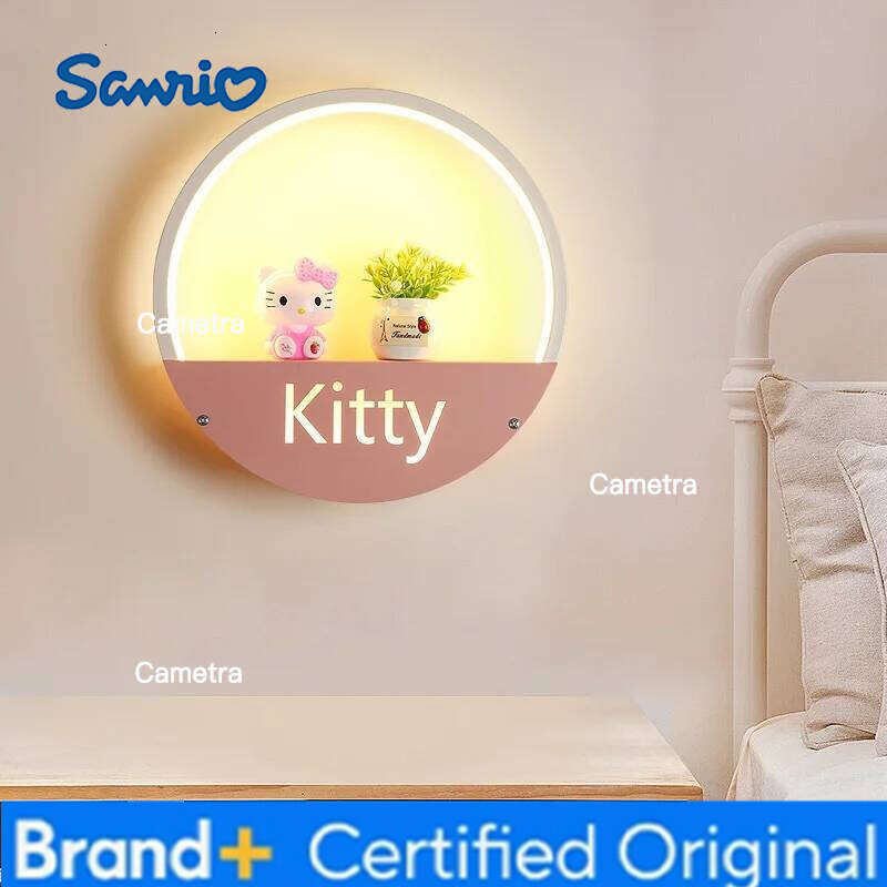 Sanrio Children's Room Lamps Boy Cartoon Bedroom Bedside Lamp Girl Princess Lovely Creative Decoration Wall Lights Home Decor H260128
