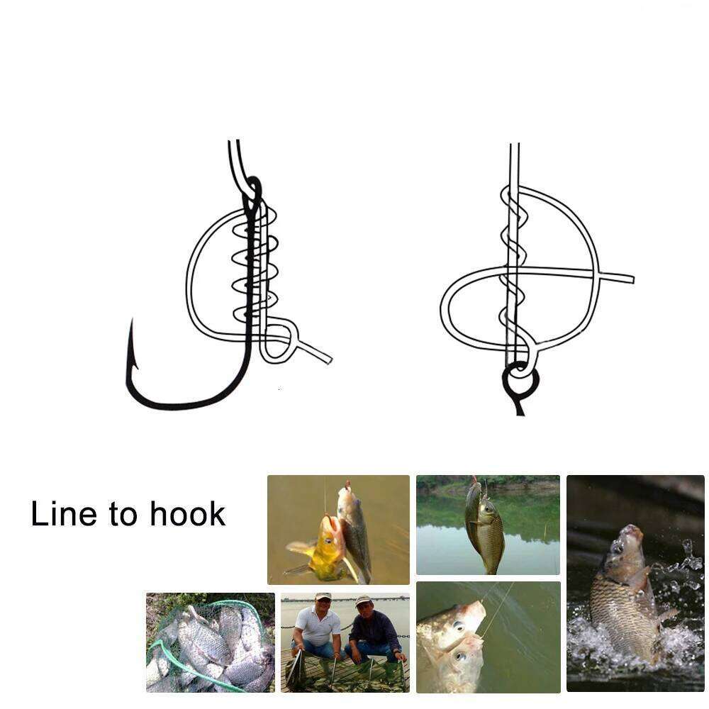 FTK 5-9pcs ABERDEEN With Ring 4/0-10# High Carbon Steel Barbed Fishhook Jig Carp Fishing Lure Worm Hook Z260128