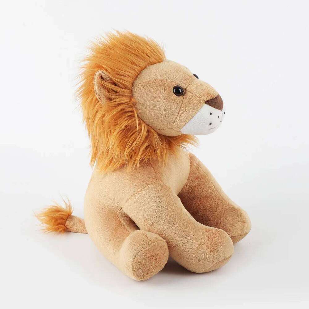 17cm/25cm/30cm Super Soft Cute Lion Plush Toy Fluffy Stuffed Animal for Kids Hugging Pillow Cartoon Birthday Gifts Home Decor Y260128