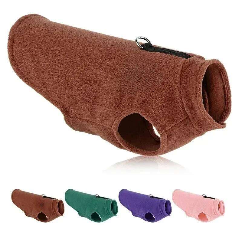 10pcs Pet Dog Clothes Autumn Winter Coat Fleece Warm Sweater Vest For Small Chihuahua Bulldog Dogs Jackets Costumes Supplies XJ260127