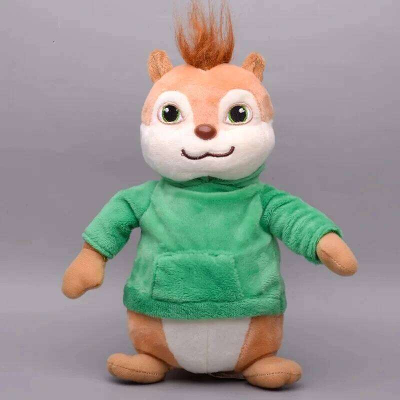 Game Alvin and the Plush Toys Kawaii Fluffy Chipmunks Stuffed Animals Children Xmas Gift 20CM Y260128