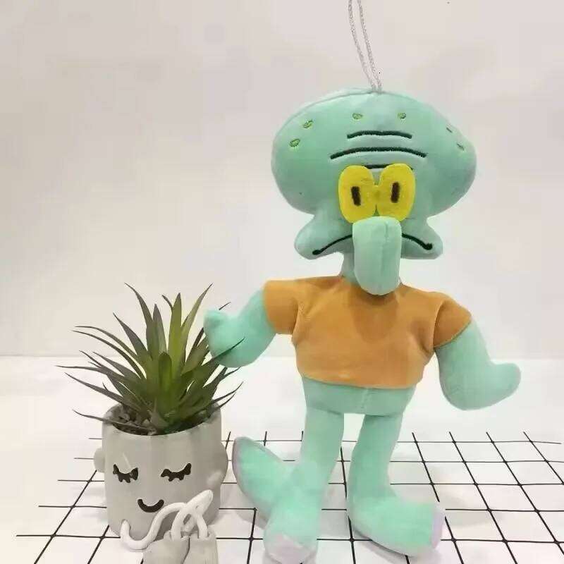 Genuine Anime Spongebob Squarepants Patrick Star Squidward Eugene H. Krabs Gary Kawaii Cartoon Stuffed Plush Toys Birthday Gift Y260128