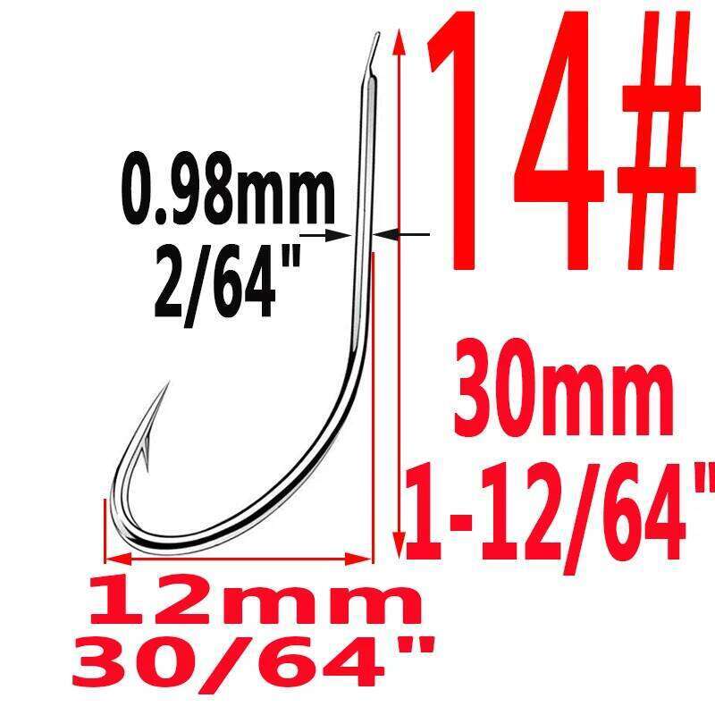 100pcs/box Iseama Circle Carp Fishing Size 1# To14# Japan hooks Fishhook Single Jig Hook Tool Pech Z260128