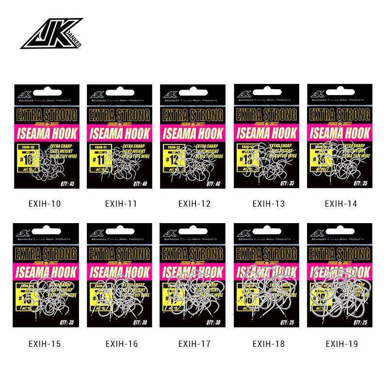 JK #10~#19 Light Hooks Silver Flat Iseama Hook High carbon steel fish hooks japan barbed chinu sea Fishing Fishhook Z260128