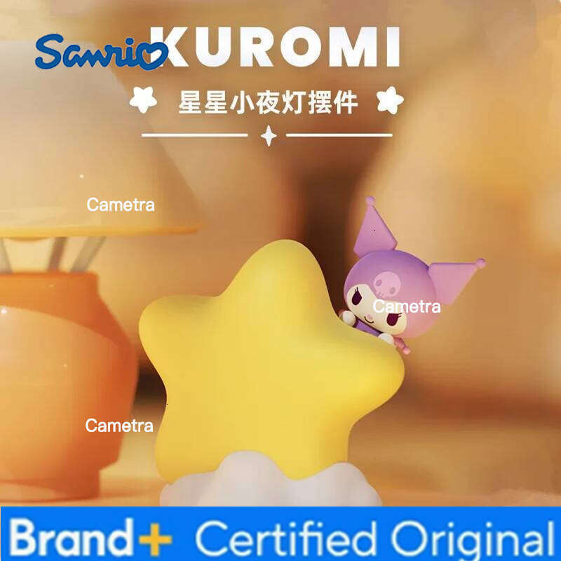 Sanrio Family Star Night Light My Melody Desktop Creative Ornament Pochacco Cute Decoration Kuromi Collection Toy Gift H260128