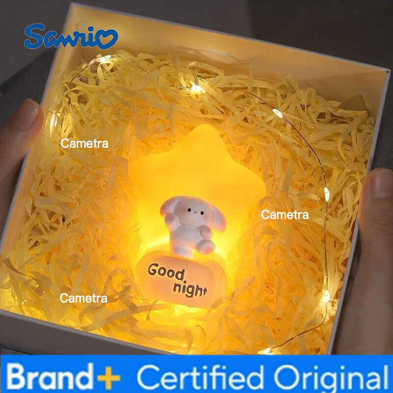 Sanrio Creative Sweetheart Puppy Night Cute Cartoon Bedroom Desktop Light Decoration Kid Birthday Gift H2601281