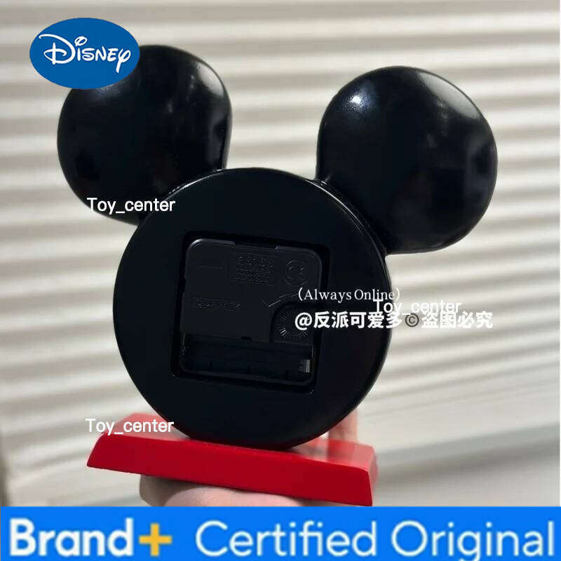 Disney New Animation Mickey Mouse Style Clock Cartoon Desktop Ornaments Anime Figure Living Room Simple Home Decoration Present H260128