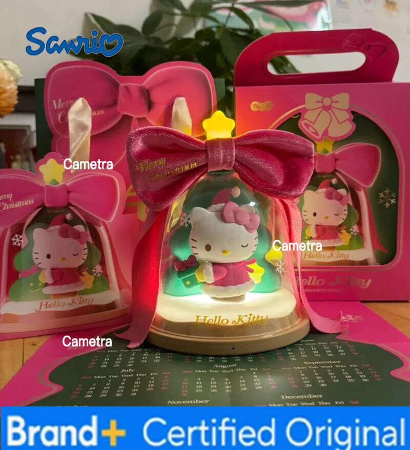 Sanrio HelloKitty bedside lamp, bedroom ambient night light tabletop decorative piece for girls Christmas gift H260128