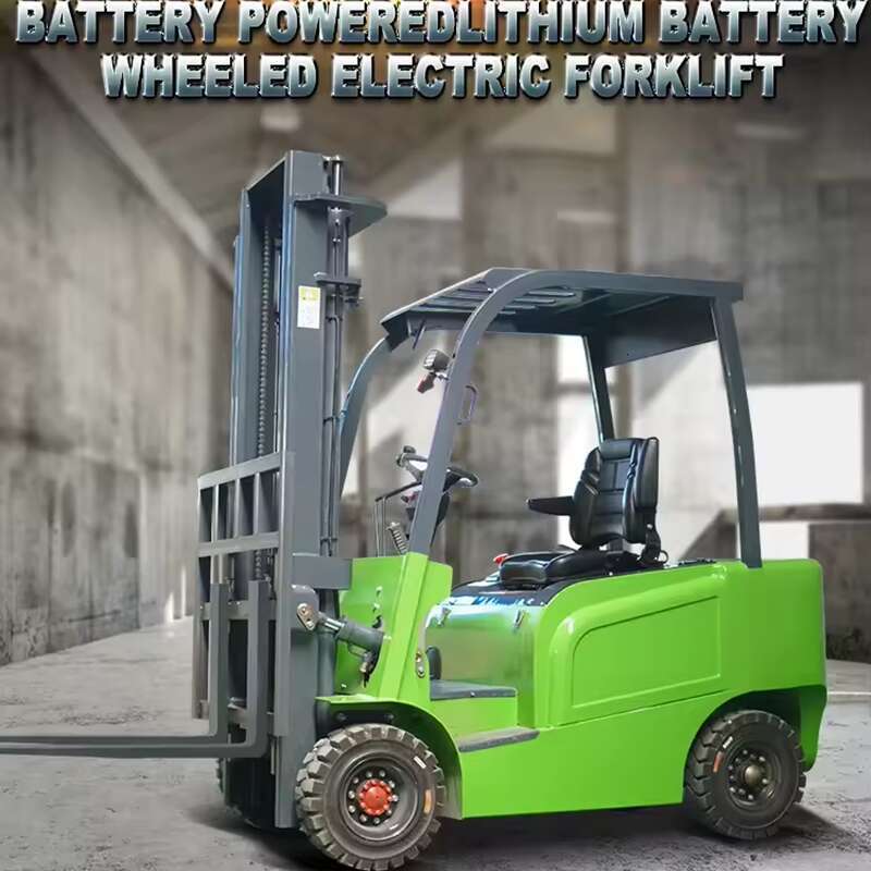 Modern Lithium Electric Forklift 1.5 Ton Capacity Light Weight Chassis Fast Charge Battery Powered Lift Truck For Mezzanine Floor Work