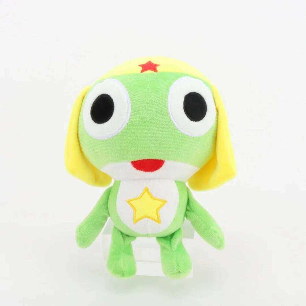 20cm Kawaii Plush Toys Cute Keroro Gunsou Anime Peripheral Stuffed Doll Room Decor Kids Christmas Birthday Gifts Y260128