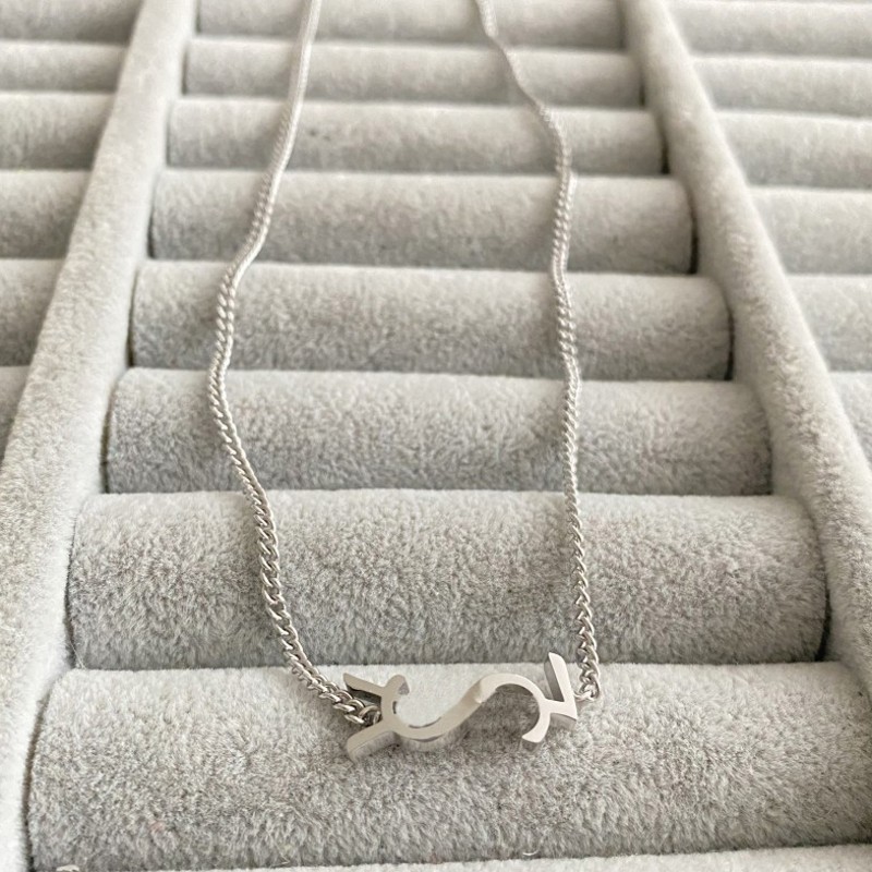 Top Quality Women Designer Earrings Necklace Stainless Steel Trendy Style Gold Silver Rose Colors Sets Heart Letter Love Pendant Fashion Jewelry Wholesale