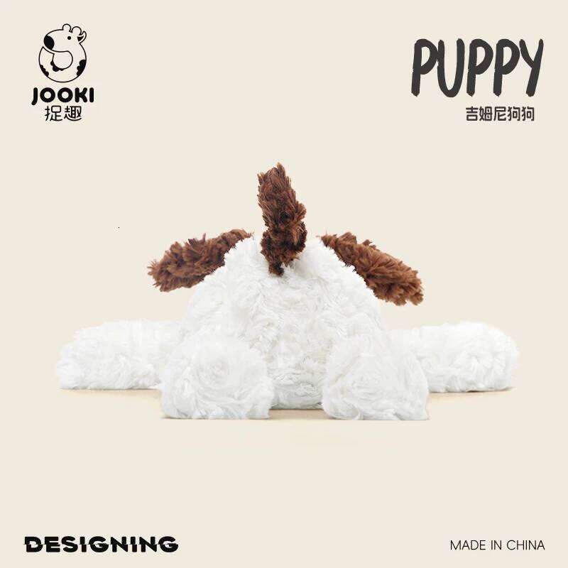 35cm Cute Lop Jimny Plush Toy Soft Stuffed Long Ears Dog Doll Funny Baby's Sleeping Companion Room Decor Girls Birthday Gift Y260128