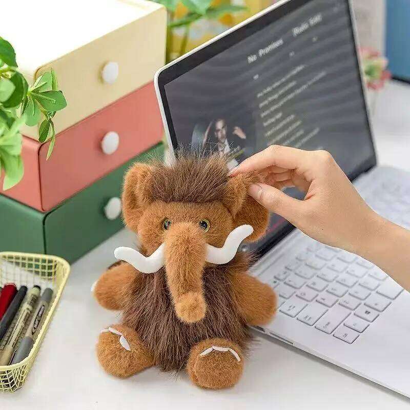 20cm Cute Doll Ice Age Toys Soft Plush Toy Filled With Mammoth Fur Halloween For Kids Birthday Gift Y260128