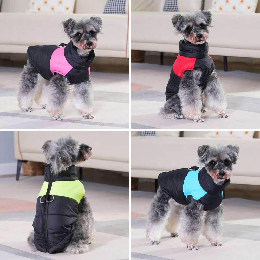 Winter Dog Clothes Large Small Medium Dogs Warm Waterproof Pet Vest Breathable Soft Pets Coat Lightweight Labrador Pug Jacket XJ260127