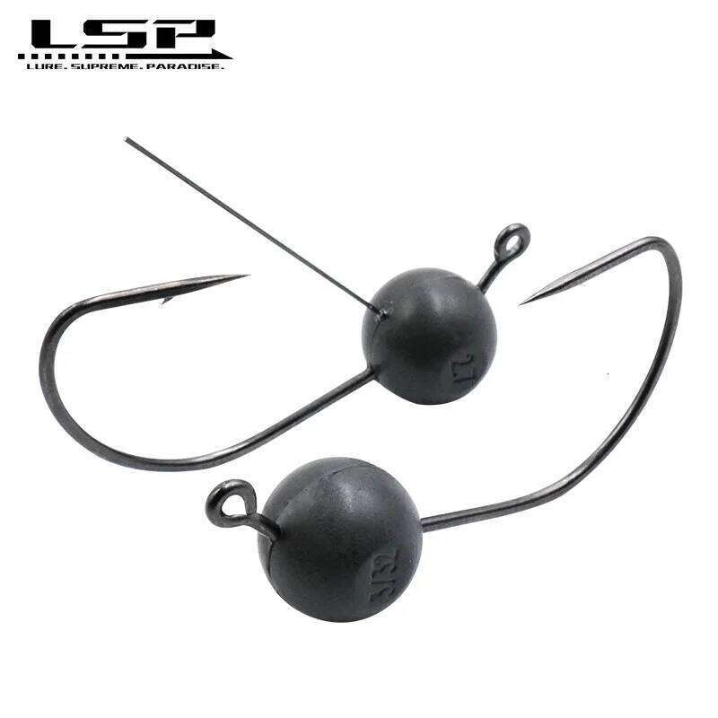 LSP Resin Inch Wacky Hook/ Weedless Grass Blocking Barbed Fishhook Fishing Tackle Accessories Kit Pesca Z260128