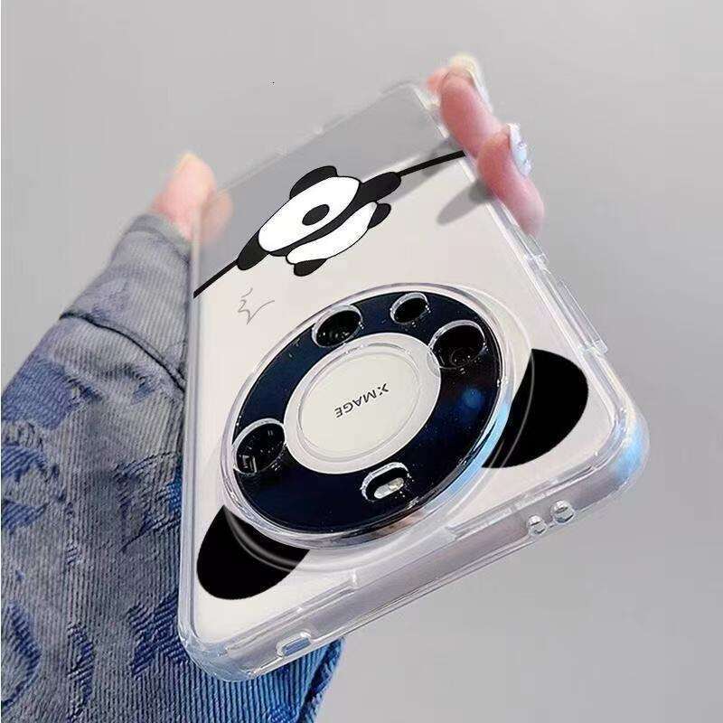 Naughty Panda Compatible with P70 Transparent Mate 70 Huawei Phone Case Honor 300 Shockproof Nova 13 Pro S260128