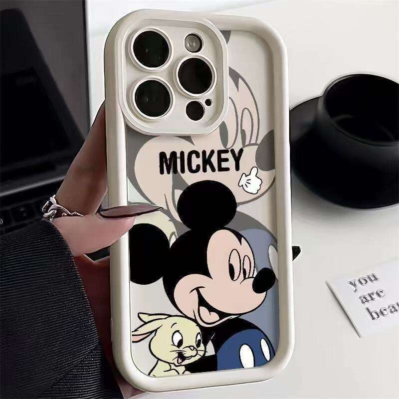 Mickey Minnie Compatible with Apple 17 Pro Max Phone Case iPhone 16 Japanese Korean Ins 15 Cross-Border 14 European American 13 S260128