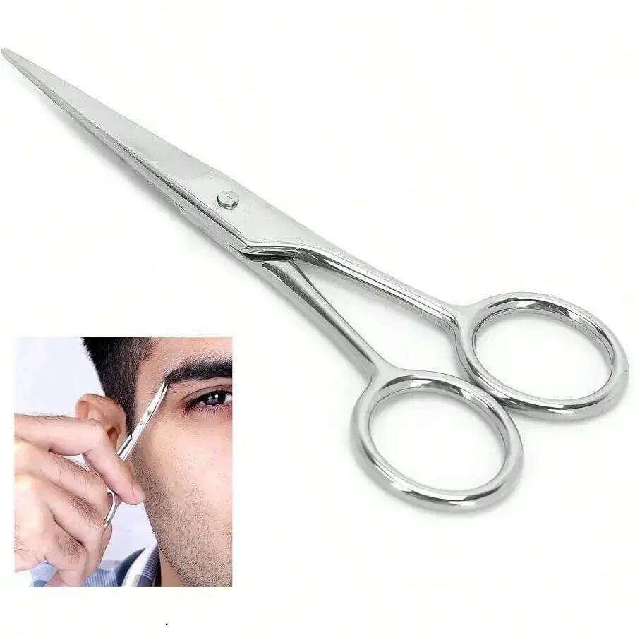 1pc Elegant Trimmer Scissors, Suitable For Men To Trim Mustache 26W01128