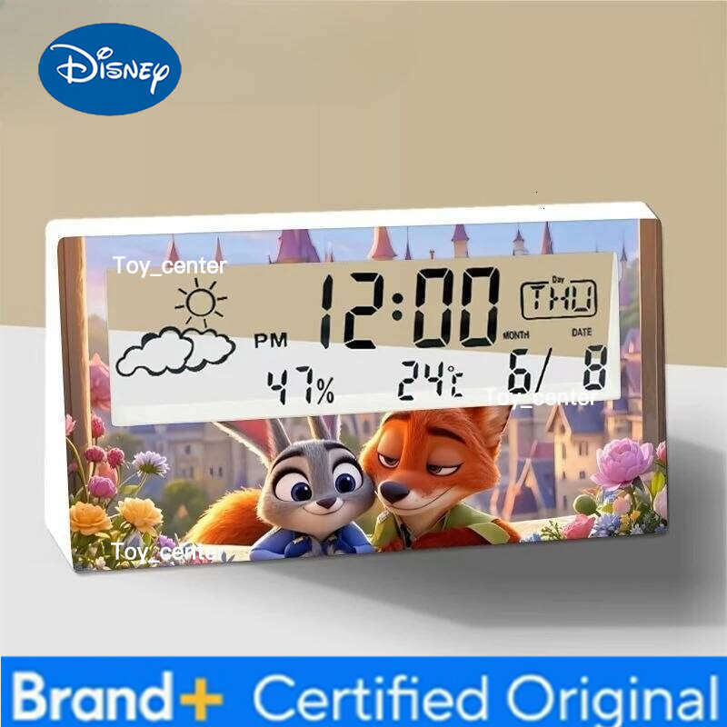 Disney Zootopia Judy Nick Creative High-Appearance Electronic Cartoon Student Dormitory Multifunction Alarm Clock H260128