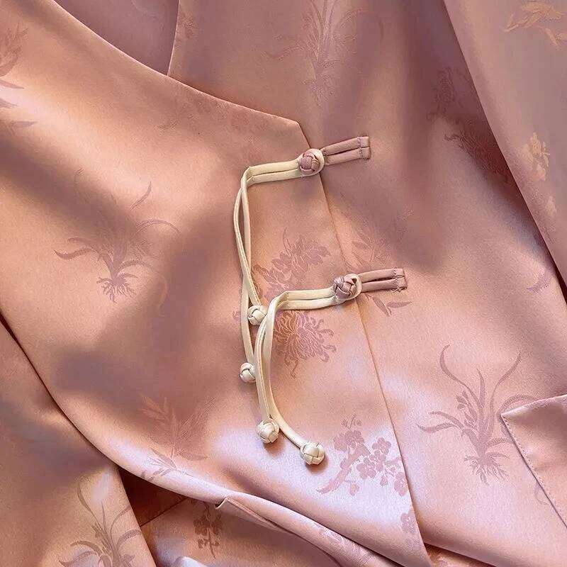 New Women's Shirt Spring Autumn Chinese Style V-Neck Temperament Ladies Blouse Design Sense Retro Lady Casual Tops DREAM RECALL