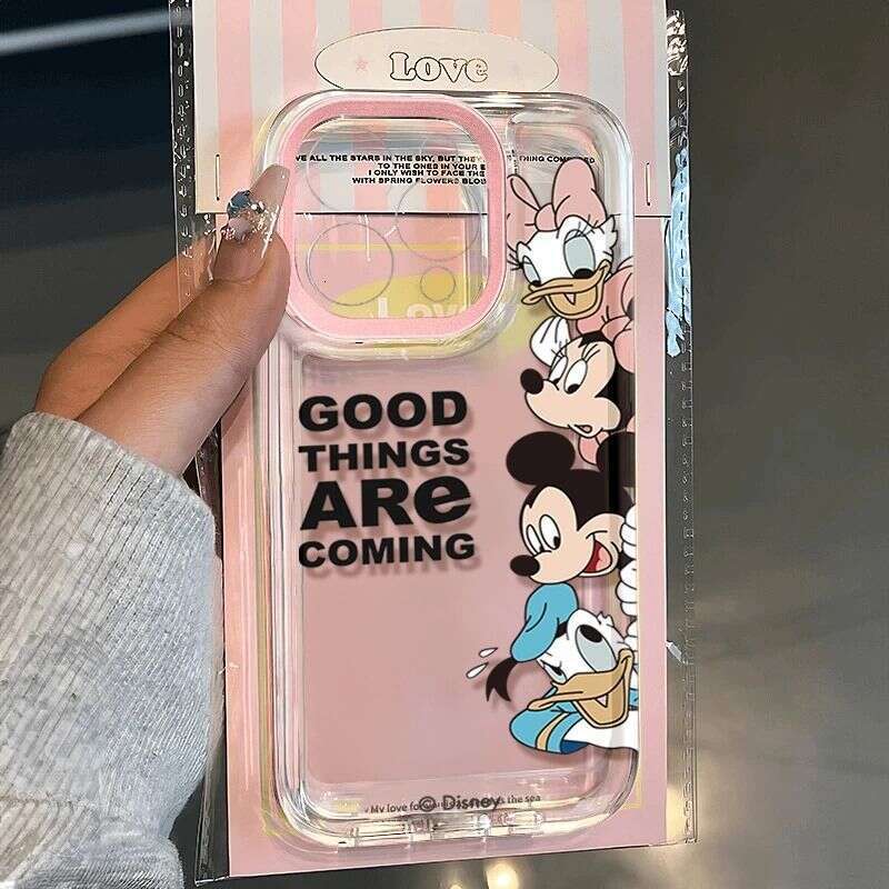 Cartoon Mickey Mouse Compatible with Apple 16 Pro Max Phone iPhone 15 Soft Case 14 Fun 13 Personalized 12/X S260128