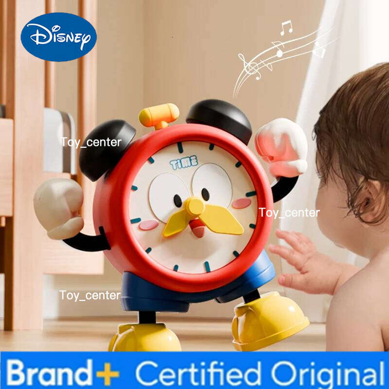 Disney Electric Dancing Clock Mobile Toy with Music and Light Singing Interactive Function Educational for 3 Years Kids Birthday Gift H260128