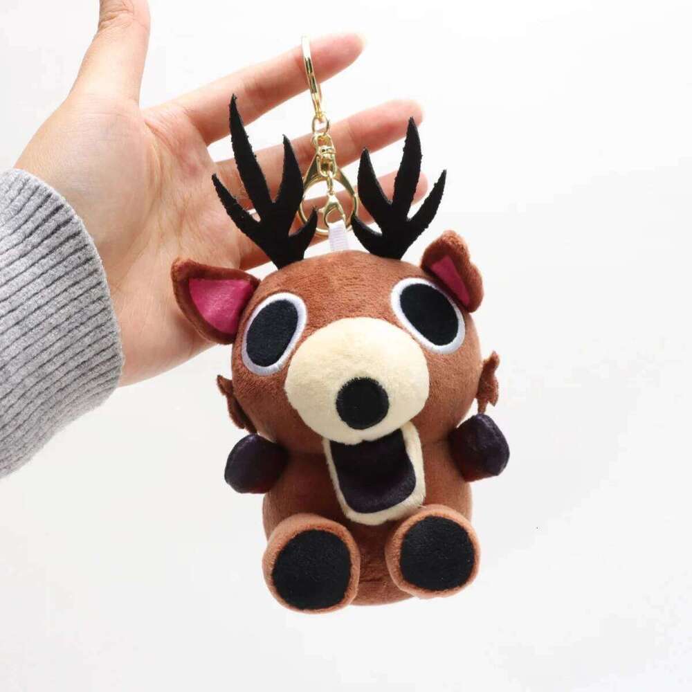 15cm 99 Nights in the Forest Plush Toys Stuffed Doll Deer Buddy Bag Charm for Kids Game Fans Halloween Christmas Gift Y260128