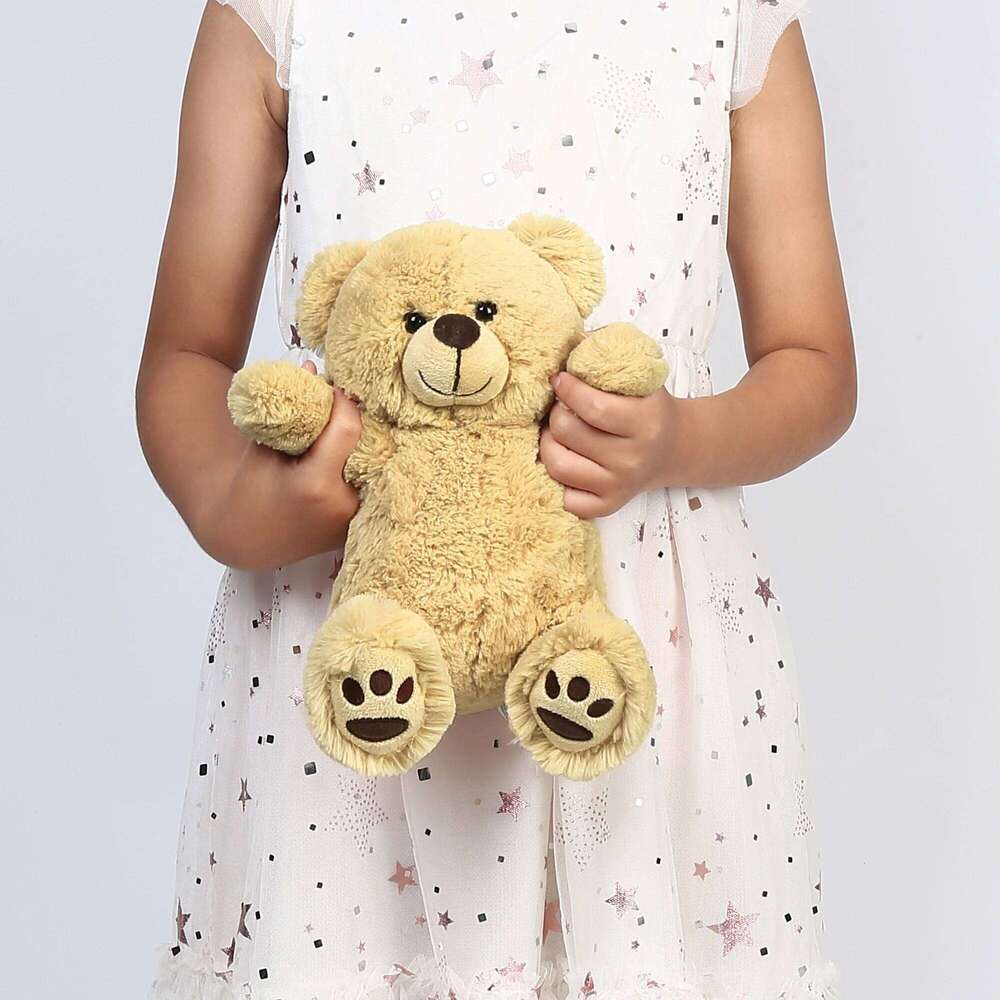 8'' Stuffed Animals Brown Teddy Bear Toy, Soft Plush Gifts for Kids Toddlers on Baby Shower Christmas Gift Y260128