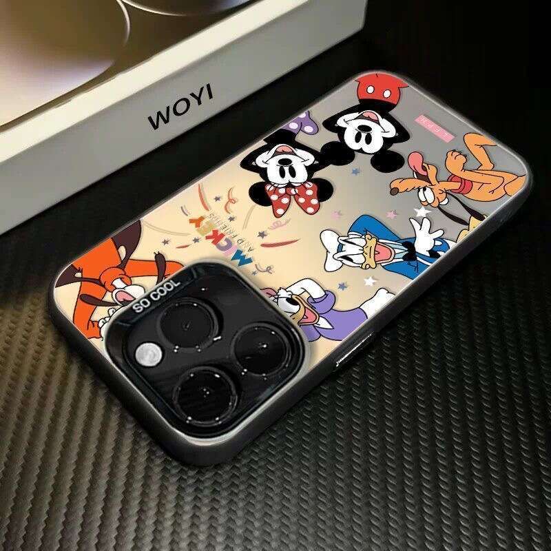 Mickey Mouse House of Wonders Compatible with Apple 16 Pro Max Phone Case for Women 15 Colorful Silver 14 Fashionable 12 Unique 11 New Model 13 S26012