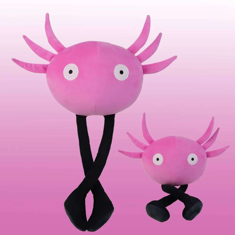 50cm KinitoPet Kawaii Kinito Plush Doll Soft Axolotl Stuffed Animal Birthday Toy for Kids Gift Y260128