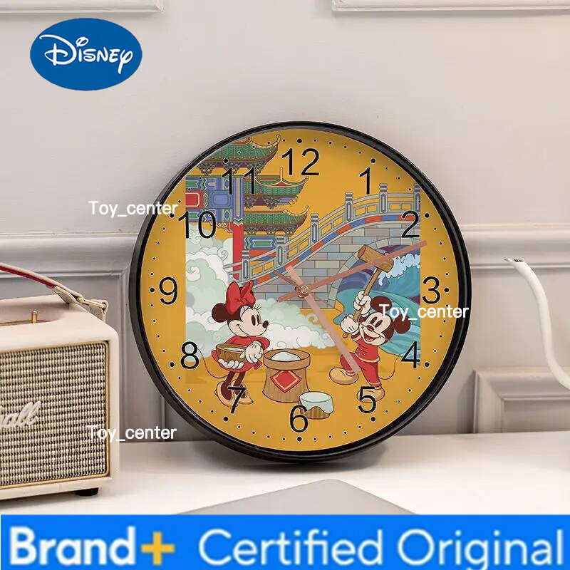 Disney Mickey Wall Clock, Cute Cartoon Creative Children's Living Room, Nordic Ins Wind Wall, Electronic Quartz Clock H26012811