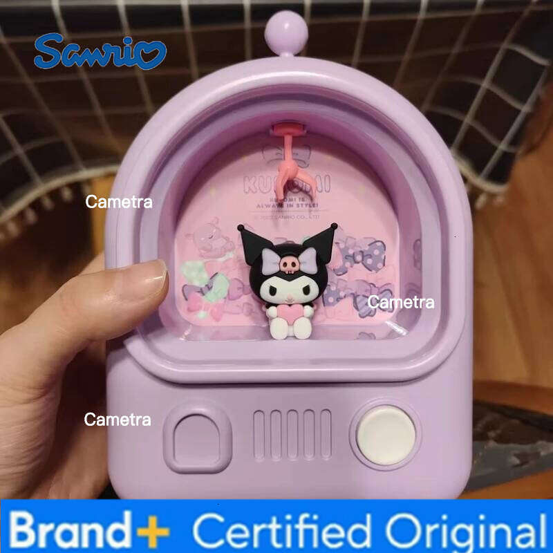 Sanrio Hello Kitty Kuromi Cinnamoroll Creative Cartoon Piggy Bank Night Light Room Decoration Usb Charging Port Children's Gifts H260128