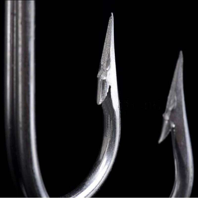 Stainless Steel Fly Tying Double Frog Bass Weedless Fishing Hook Fishhook for Soft Lure Jig Z260128