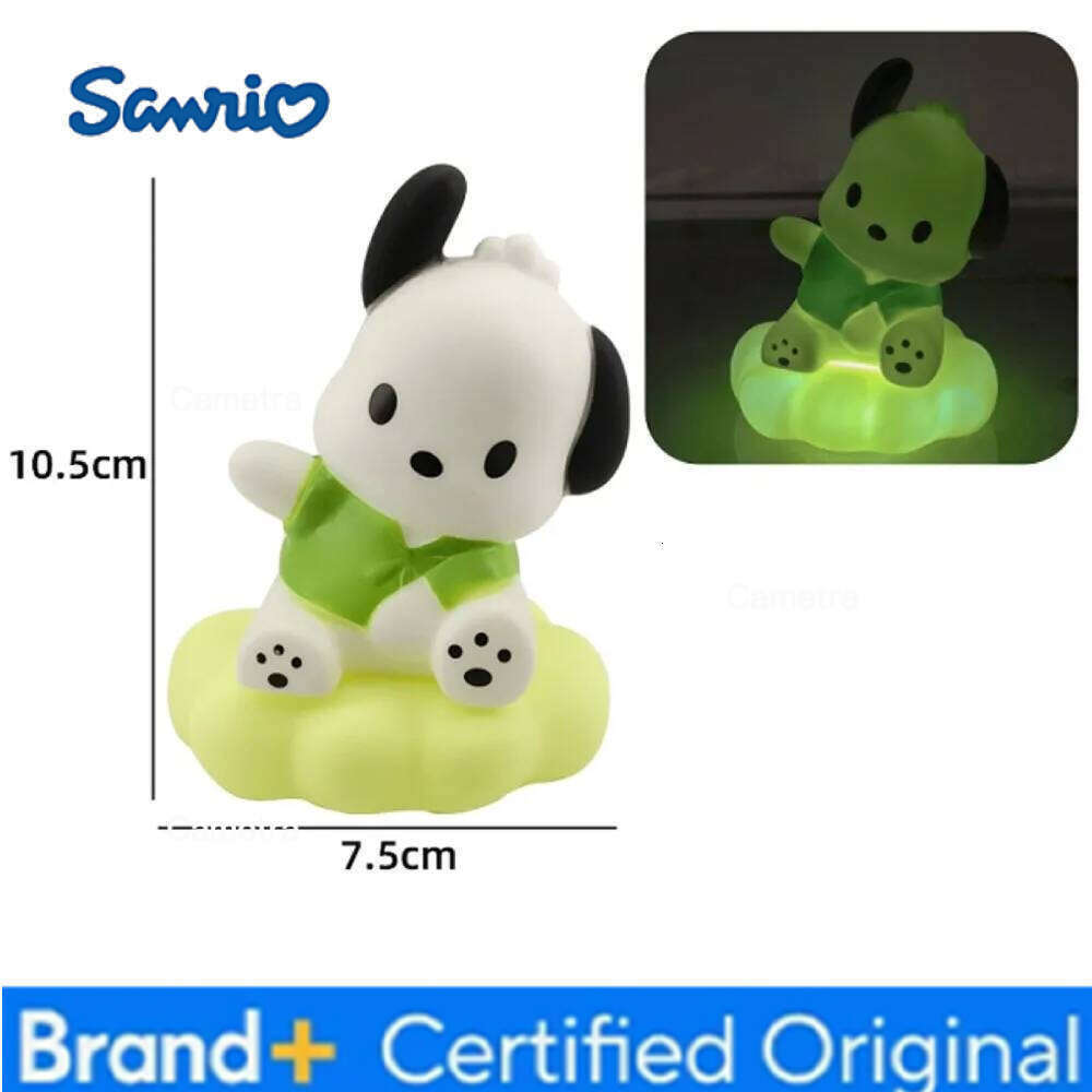 Sanrio Cinnamon Roll and Kuromi light ball figurine, cute cartoon nightlight, atmosphere lamp, internet-famous bedside lamp H260128