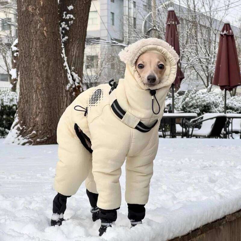 Winter Versatile Cotton Greyhound Dobbin Alaska Large Dog Cold Clothes Pet Outfits Puppy Warm Jackets XJ260127