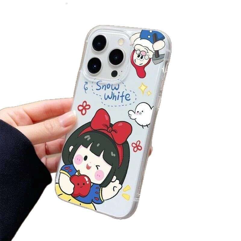 Snow White Princess Compatible with Apple 17 Pro Max Phone iPhone 16 Fun 15 Cute 14 Hard Case 13 New Model S260128