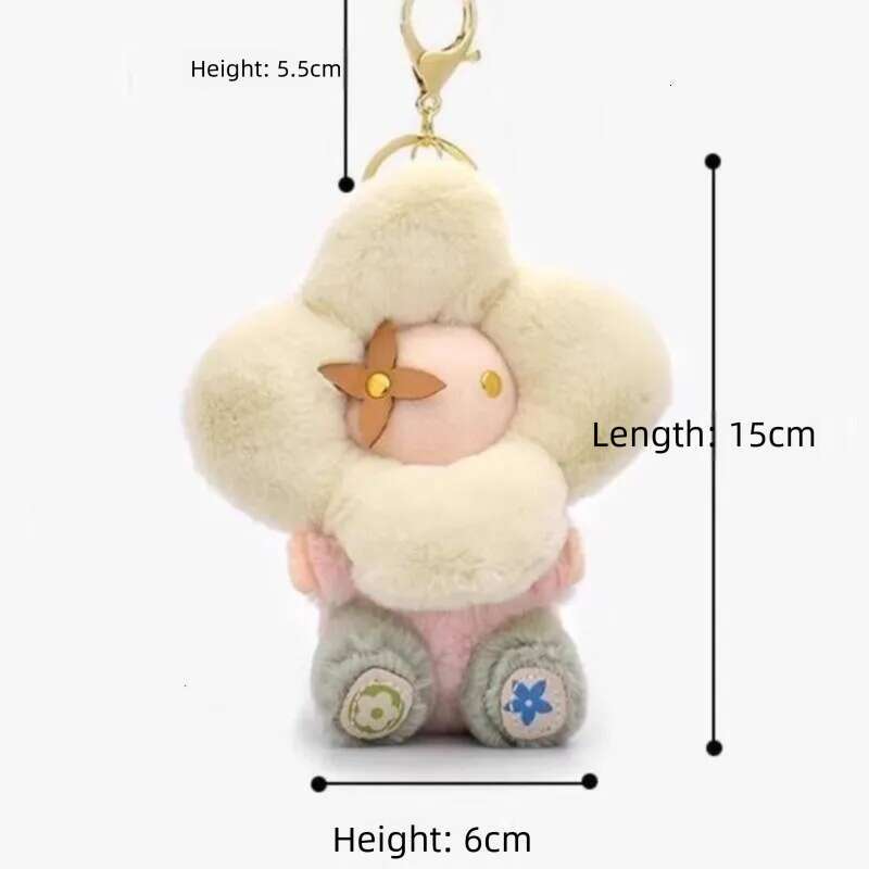 Keychain designer Flower doll Women's bag charm Soft plush flower ornaments for handbag decoration and daily carrying Free Shipping