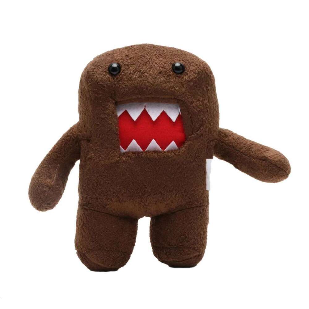 Panda Plush Toy Doll Funny Domo-kun Game Toys Soft Stuffed Animals Plushes Domo Kun Bag for Kids Birthday Gift Y260128