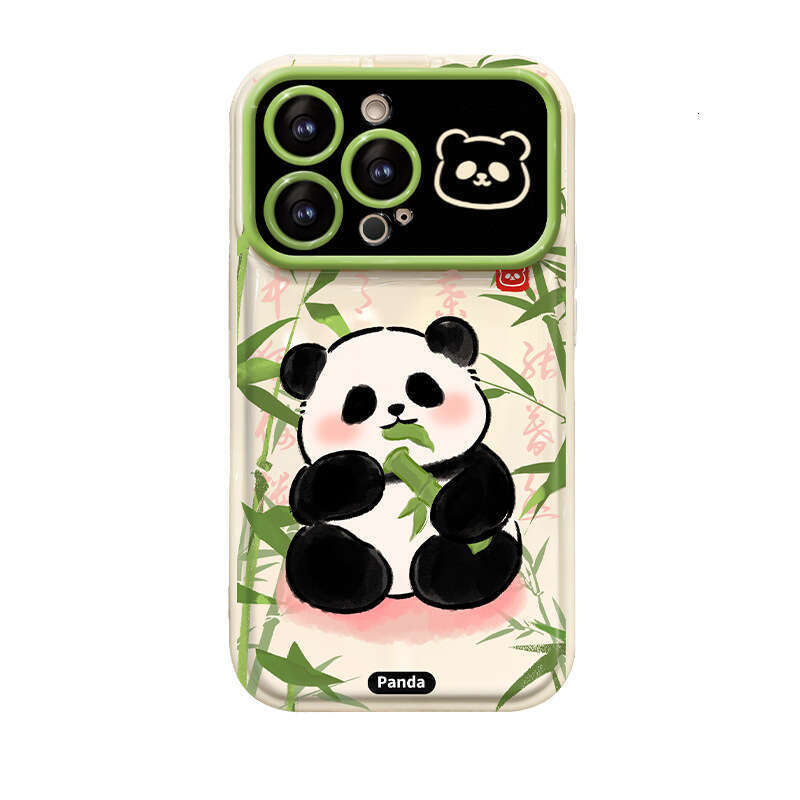 Compatible with Huawei Mate60 Phone Case Vivo S17 Bamboo Forest Panda Chain Oppo Flip Cover Mirror Xiaomi 14 Pro S260128