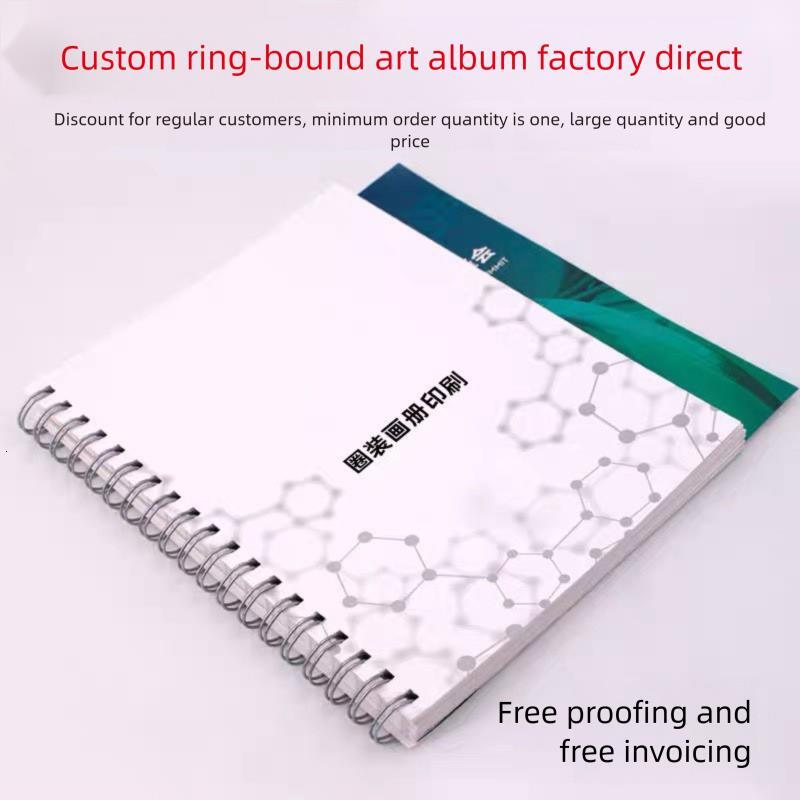 Manufacturer Design and Layout High-end Ring-bound Album Printing