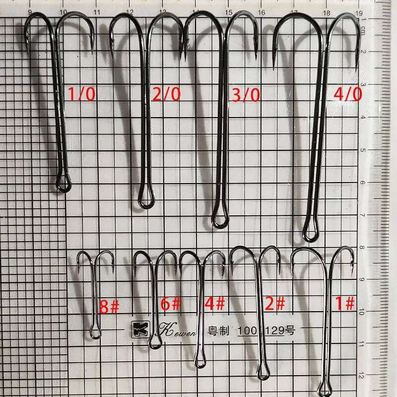 TAKEDO 10PCS 9883 Long Shank Double Weedless Fishing hook Fly Tying Hook for Jig Bass Fishhook fishing tackle For Soft Lure Z260128