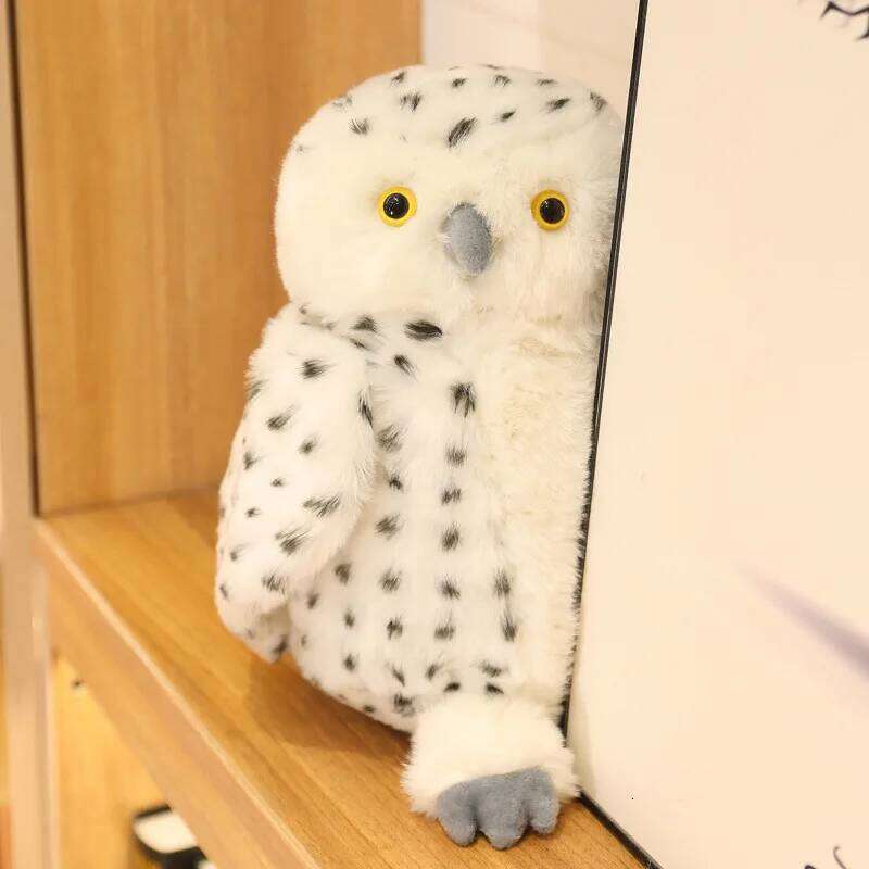 Imitation owl plush cute eagle doll children early education toys zoo Y260128