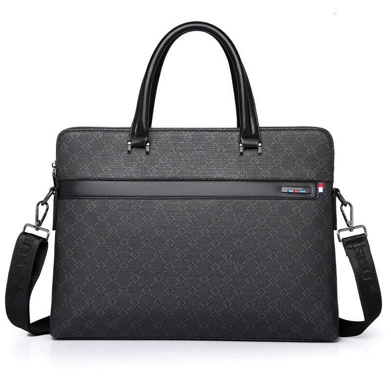 Luxury Shoulder Bags New Handbag Horizontal Business PVC Briefcase Men S Commuting A File Computer Bag Trendy SENYY