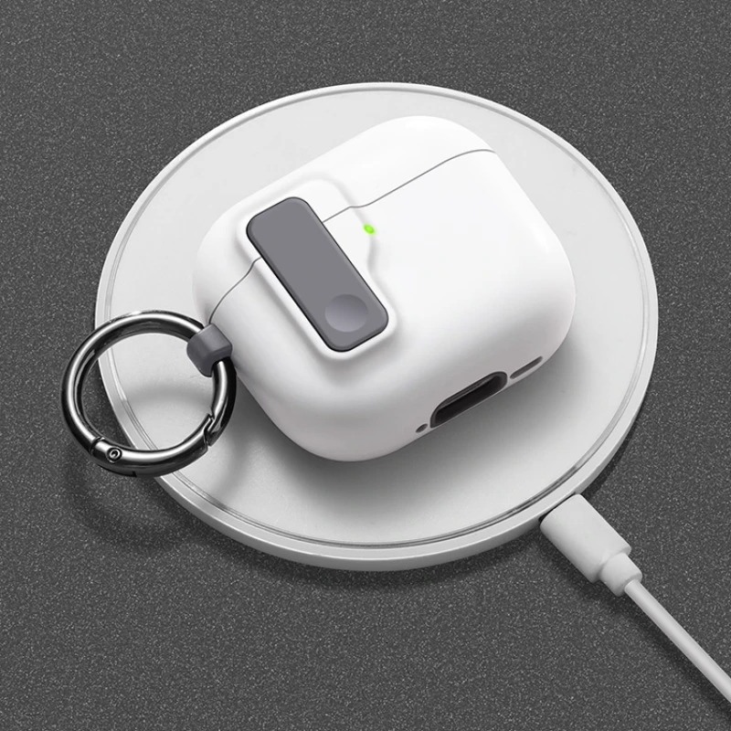 2025 Case For AirPods Pro 3 Magnetic Automatic Lock Cases Phone Stand Headphone Cover For AirPods Pro 2 4 3 2 Fundas With Hook 260127