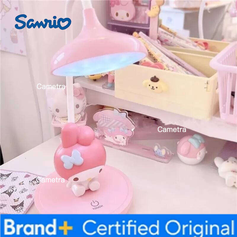 Sanrio LED Night Light Genuine Hello Kitty Perfect for Kids' Study Time & Bedroom Dcor Adorable Cartoon Table Lamp Gift H260128
